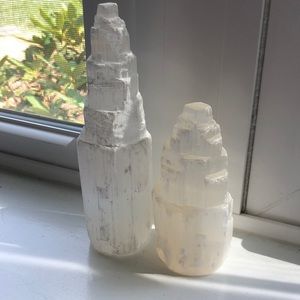 Other - Stunning selenite crystal tower set Other - Stunning selenite crystal tower set